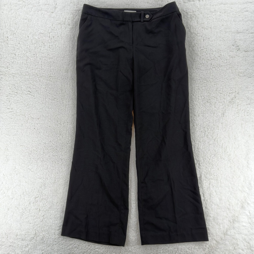 Calvin Klein Dress Pants‎ Womens 10 Black Straight Leg Career Work Trousers